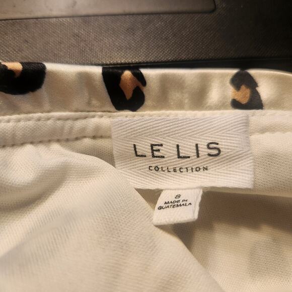 Le Lis Animal Print Midi Slip Skirt Leopard Cheetah Size S - Picture 4 of 4